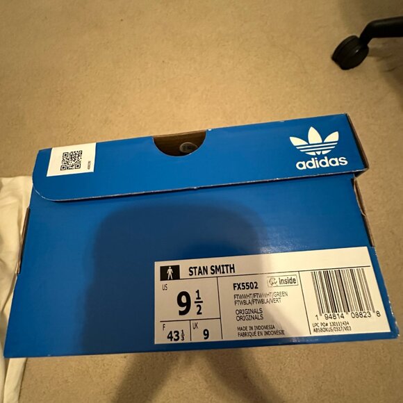 Adidas Stan Smith – White/Green – Men’s 9.5 (Worn Once) - Picture 2 of 10